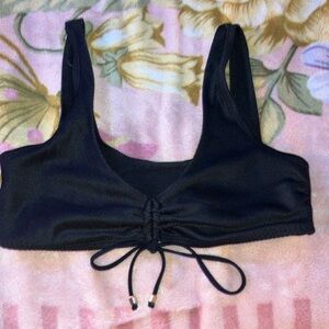 Time and tru black bathing suit top